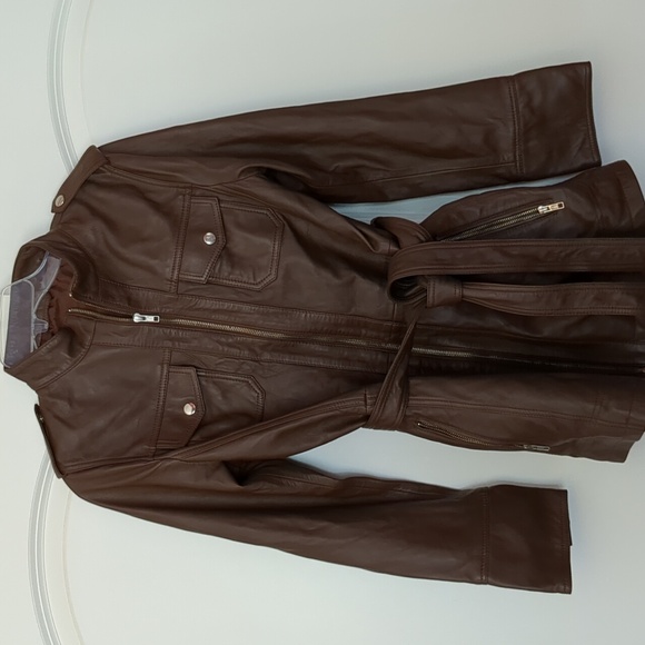 Echt Ledger woman's leather jacket - Picture 2 of 16